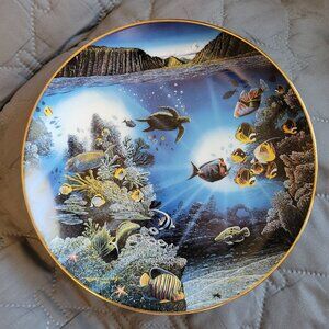 Danbury Mint Collectible Plate: Serenity of Waipio